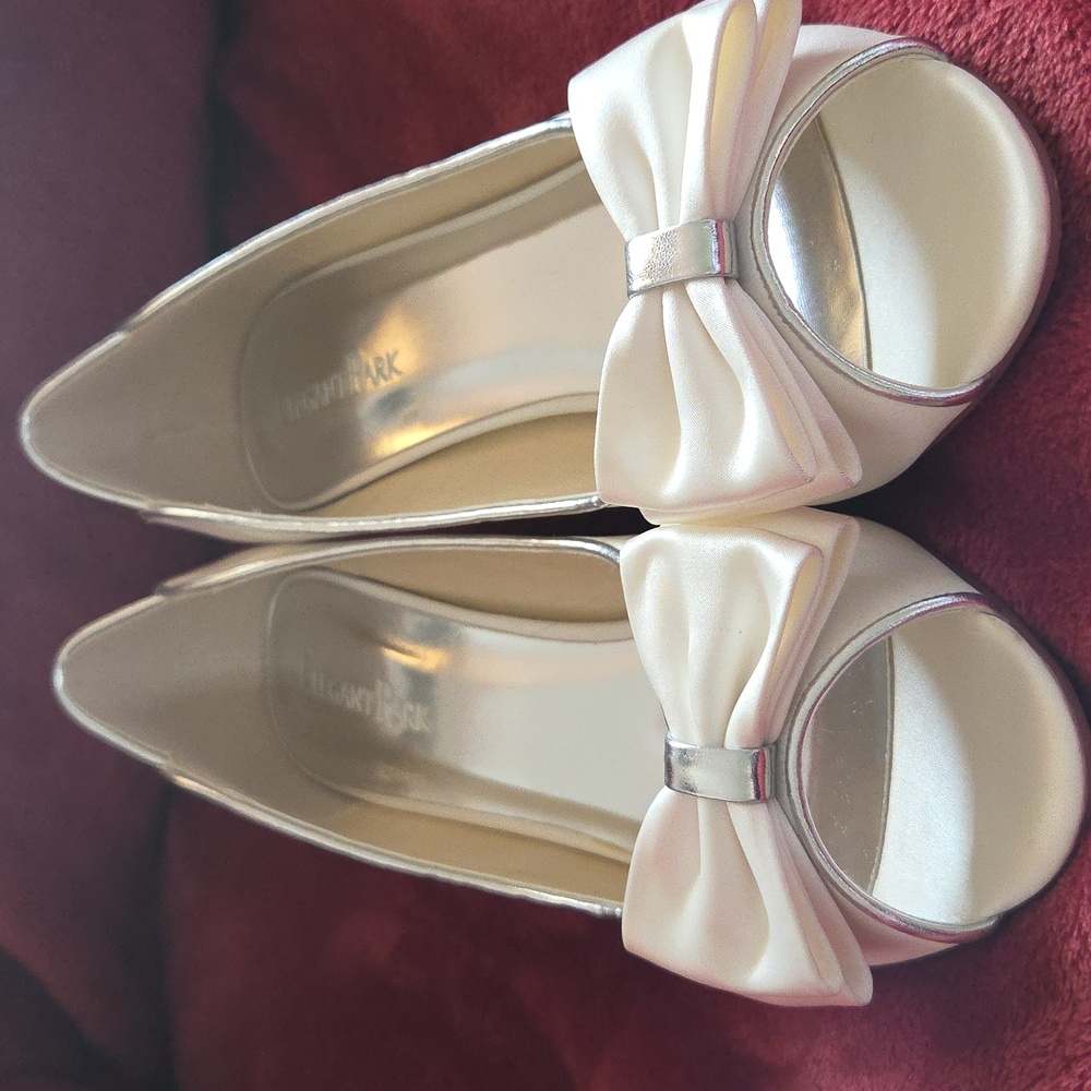 Elegant Park Dress Heels White Size 9m - Picture 4 of 5